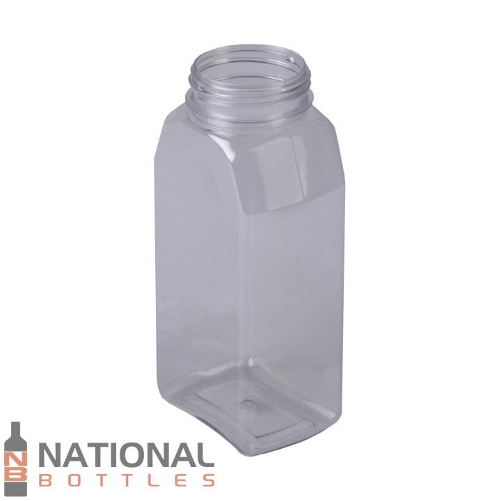 Clear Plastic Spice Jar 16 OZ