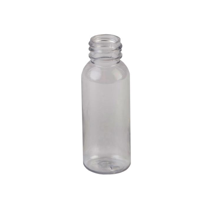 Sample- 1 oz Clear PET Plastic Cosmo Round w/20-410