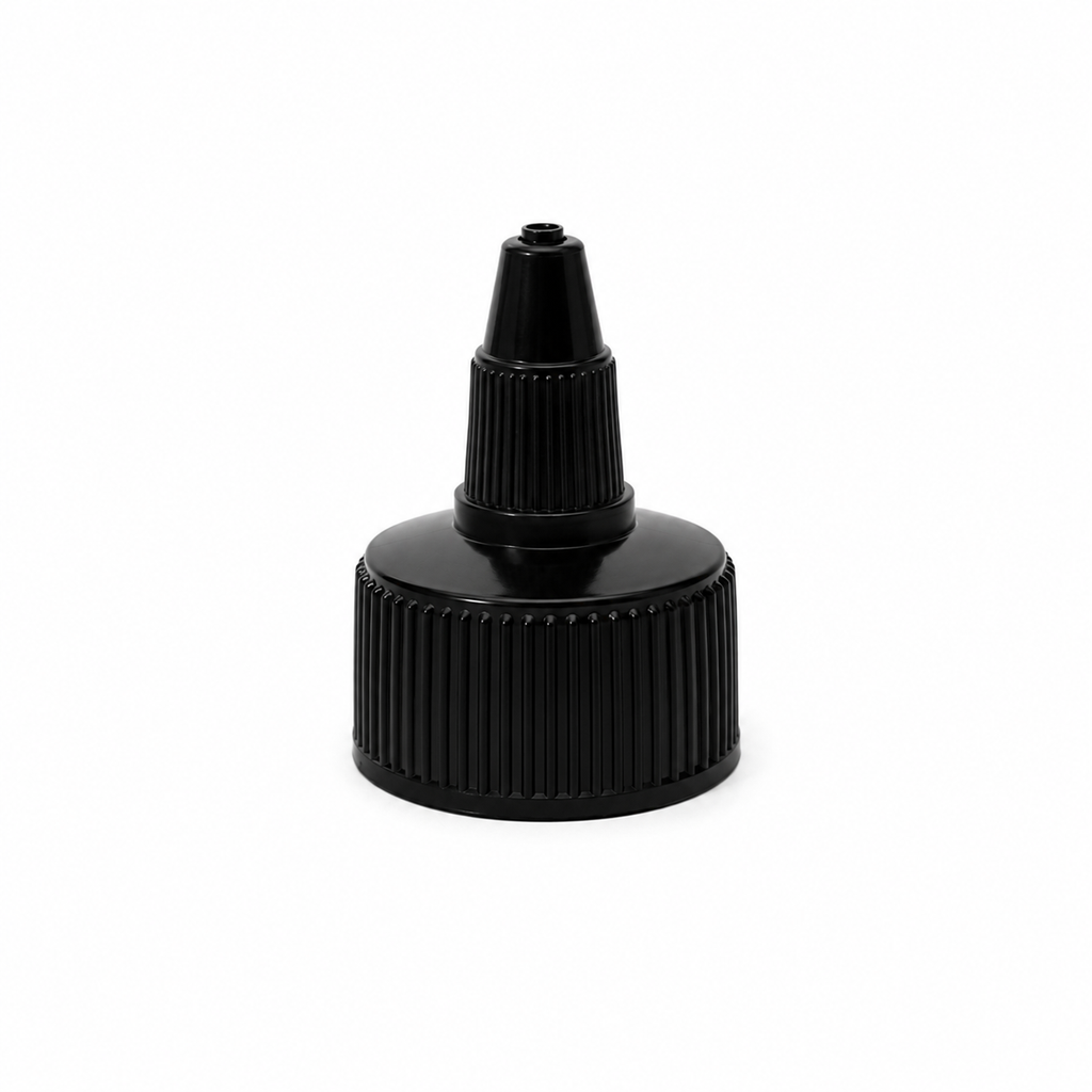 24-400 Black Black Twist Turn Caps