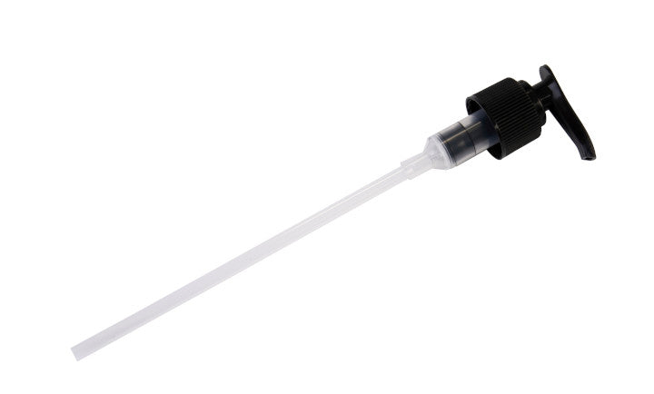 Sample- 24-410 Black Plastic Pump 2 cc Dispenser w/ 166 mm Tube