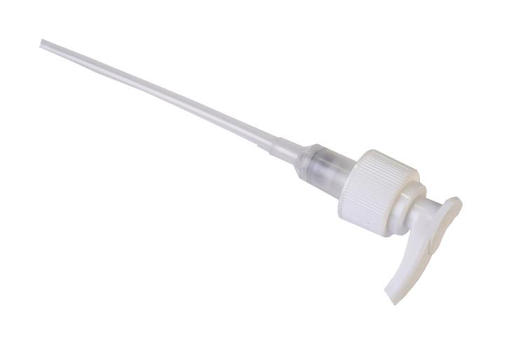 Sample- 24-410 White Plastic Pump Dispenser w/ 180 mm Tube