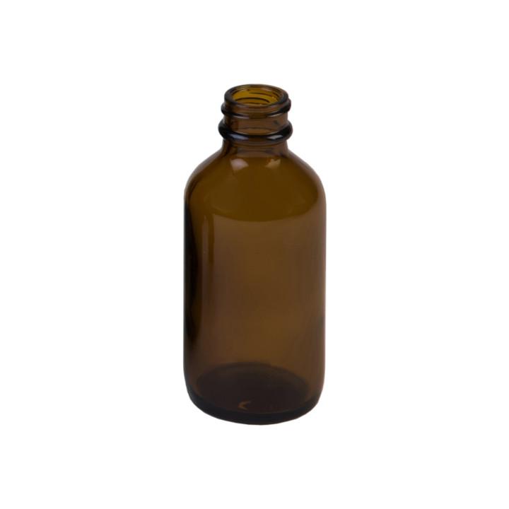 Sample- 2 oz Amber Boston Rounds w/ 20-400 Finish