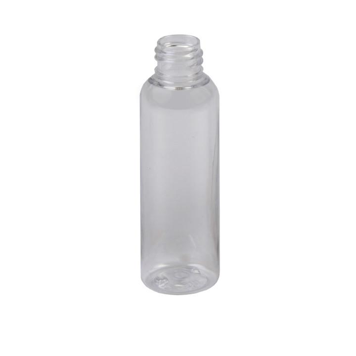 Sample- 2 oz Clear PET Plastic Cosmo Round w/20-410