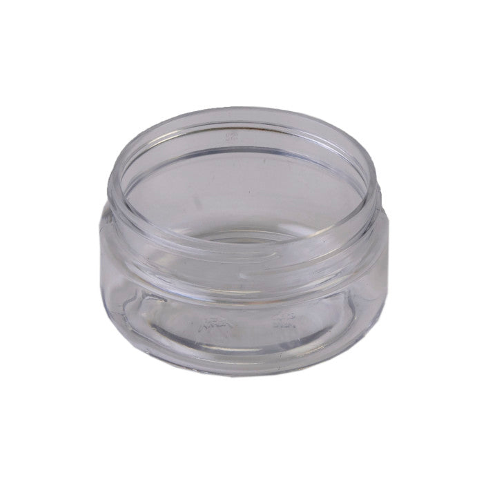 Sample- 2 oz Clear Plastic Jars - PET Straight Sided w/ 58-400