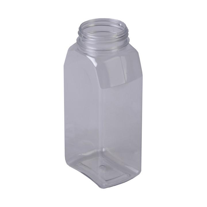 Sample- 32 oz Clear PET Spice Jars w/ 63-485 Finish