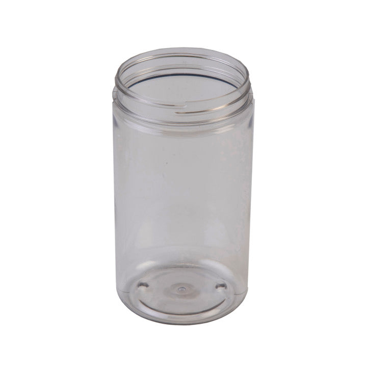 Sample- 32 oz Clear Plastic Jars - PET Straight Sided w/ 89-400