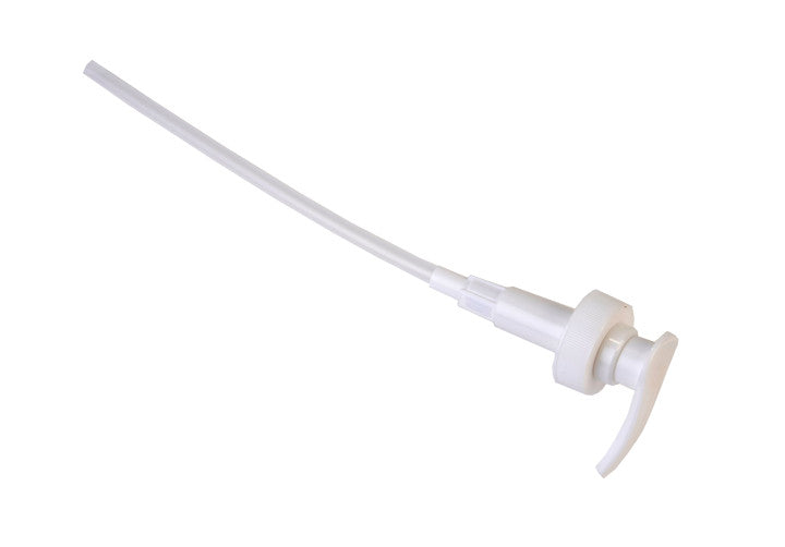 Sample- 38-400 White Pump for Gallon Jugs w/ 9-1/2" Dip Tube -Pack of 12