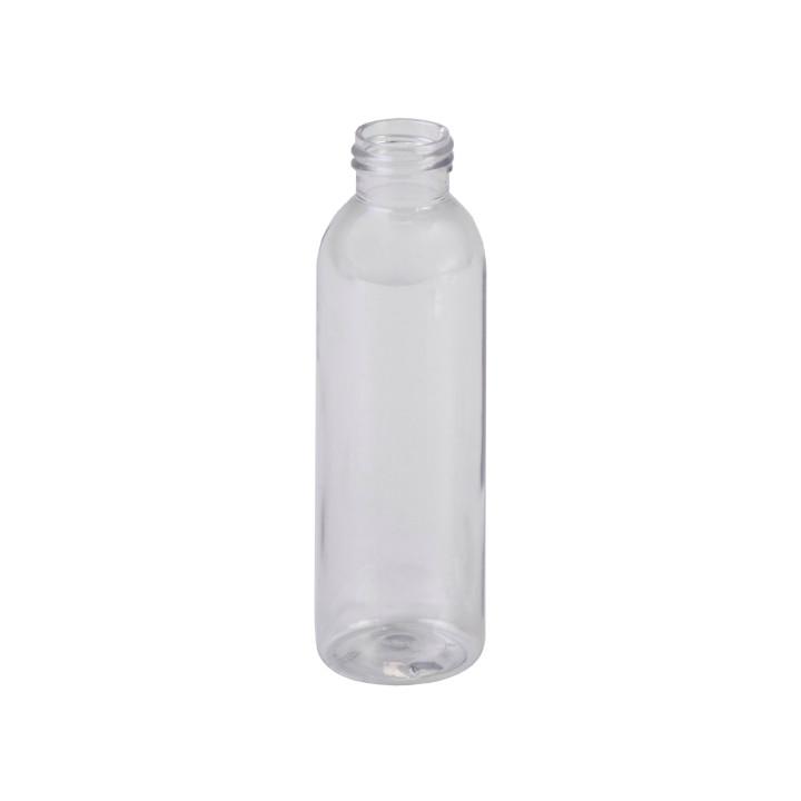 Sample- 4 oz Clear PET Plastic Cosmo Round w/24-410