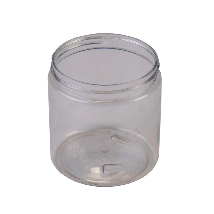 Sample- 4 oz Clear Plastic Jars - PET Straight Sided w/ 58-400