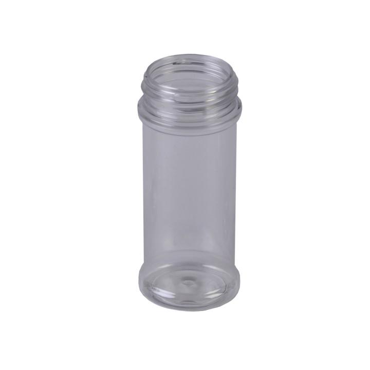 Sample- 5-1/2 oz Clear PET Spice Jars w/ 48-485 Finish