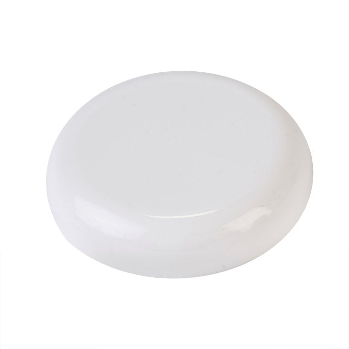 Sample- 89-400 White Dome Plastic Caps - Unlined