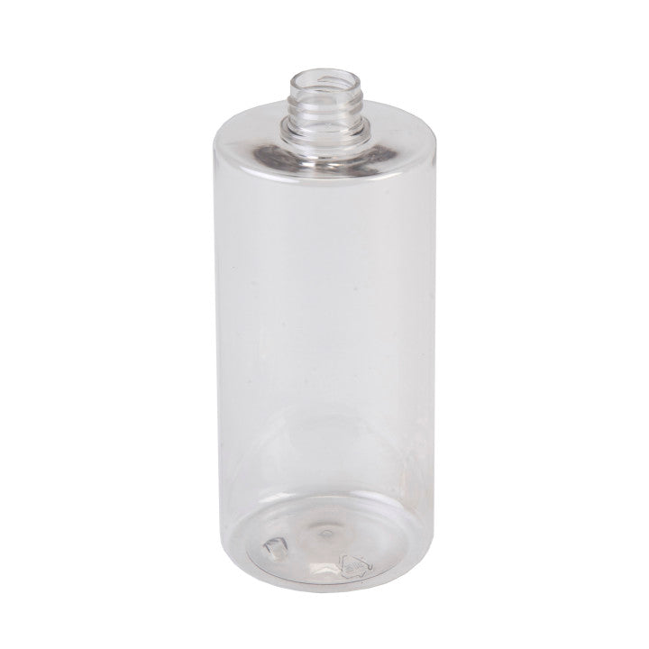 16 oz PET Plastic Clear Cylinder w/ 24-410 Finish - Case of 177