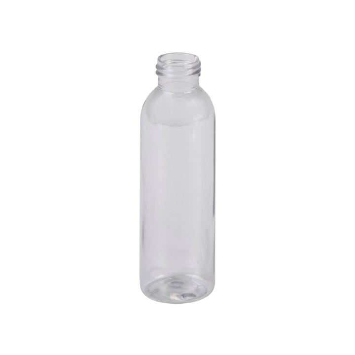 4 oz Clear PET Plastic Cosmo Round w/24-410