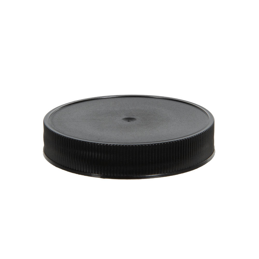 58-400 Black RM Polypropylene Caps w/ PE Foam Liner