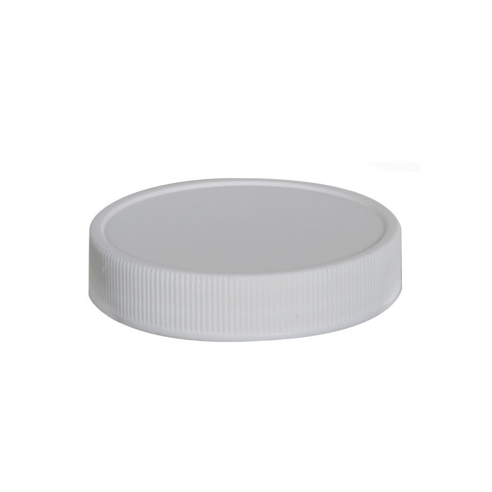 58-400 White RM Polypropylene Caps w/ PE Foam Liner